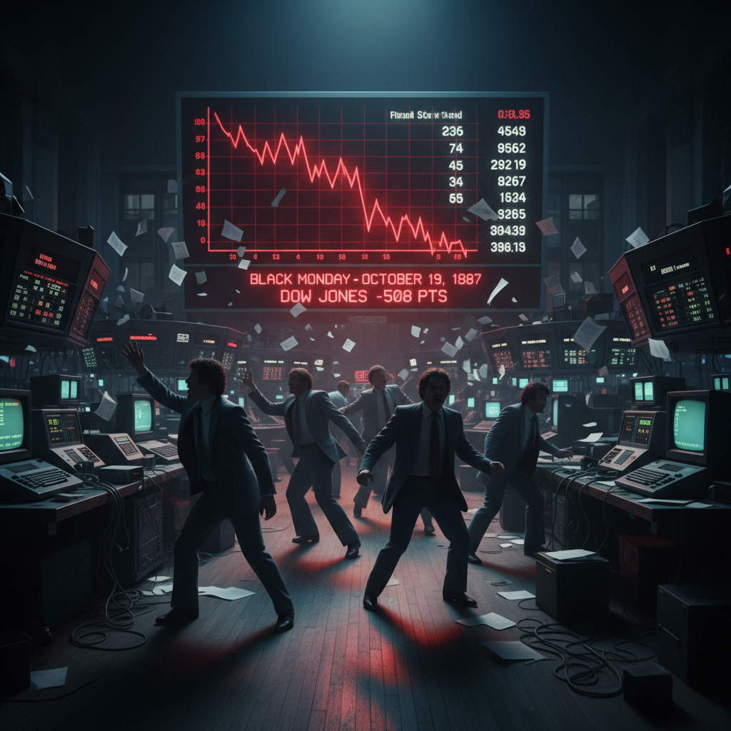 什麼是黑色星期一？一篇看懂1987年股災成因、影響與給投資者的啟示